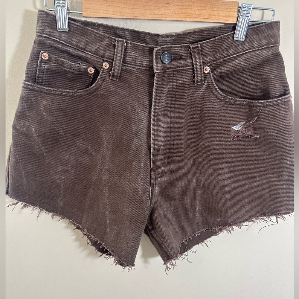 Jordache 90s Brown Vintage Cut Off Short size 28